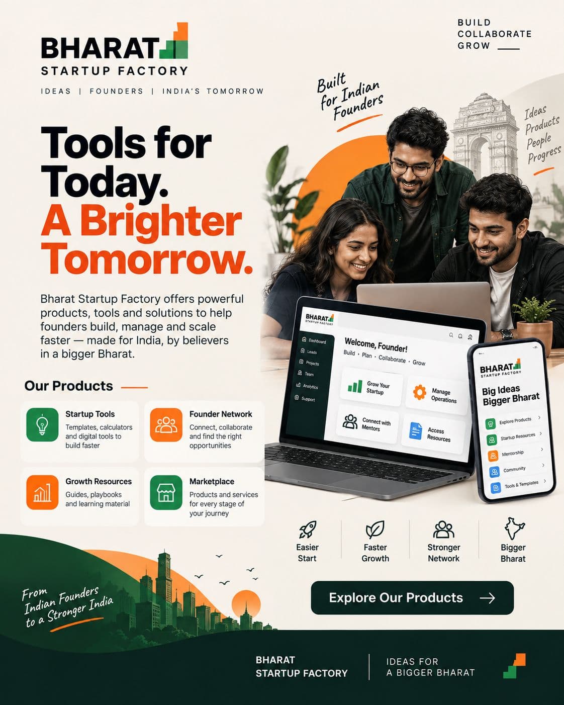 Tools for today, a brighter tomorrow